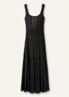 Fine Pointelle Knit Maxi Dress | ME+EM