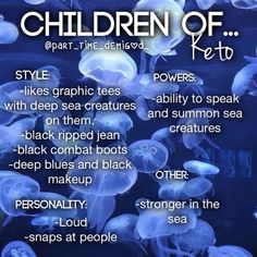 an ocean scene with jellyfish in the water and words describing how to use them