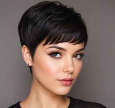 Pinterest Hairstyles, Beckham Hair, Mom Haircuts, Chic Short Hair, Short Hair Black, Short Hair Pixie Cuts, Messy Short Hair, Pinterest Hair