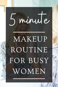 Feel like you never have enough time to do your makeup? Check out this post in how I do my makeup in under 5 minutes! This is a great for mornings where you are rushing to get out the house. As a women over 40 I swear by HIGH quality makeup products and so that is what I am recommending to you. They are worth every penny - I promise! So if you are looking for a simple and quality makeup routine - check out this post! Click this pin to read more :)