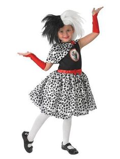 Disney Characters Fancy Dress, Disney Villain Costumes, 101 Dalmatians Cruella, The 101 Dalmatians, World Book Day Costumes, Book Day Costumes, Villain Costumes, Cruella Deville, Book Week Costume