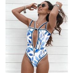 Unique Bathing Suits, Backless Swimwear, Monokini Swimsuit, Backless Swimsuit, Blue One Piece Swimsuit, Women Bathing, Swimming Workout, Ruffle Swimsuit, Monokini Swimsuits