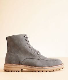 "Steve Madden Ellis Boot - Grey US 10-1/2, Men's Grey Distressed faux leather lace-up boot Side zip detail Ortholite cushioned footbed 5 1/4" shaft. Textile upper/lining. Man made outsole. Apparel & Accessories > Shoes" Suede Lace-up Boots With Goodyear Welt Construction, Suede Lace-up Work Boots With Reinforced Heel, Suede Work Boots With Lug Sole And Lace-up, Winter Lace-up Chukka Boots With Goodyear Welt, Suede Lace-up Ankle Boots With Reinforced Toe, Suede Work Boots With Vibram Sole, Rugged Lace-up Chukka Boots With Reinforced Heel, Boot For Men, Leather Lace Up Boots