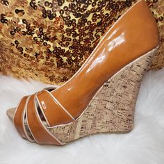 Platform Wedge Caramel Colored Wedge Shoe. Wedge Shoe, Shoe Boutique, Caramel Color, Platform Wedge, Womens Shoes Wedges, Platform Wedges, Wedge Shoes, Caramel, Wedges