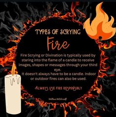 Fire Witch Spells, Fire Scrying Witchcraft, Fire Spells Witchcraft, Flame Gazing, Fire Divination, Fire Gazing, Witch Culture, Scrying Witchcraft, Fire Scrying