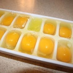 an egg carton is shown with eggs in it