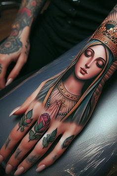 Virgin Mary Tattoo Design
#traditionalvirginmary #tattoodesign #stencil #black #flash #virgendeguadalupe #tattoo #skull #designmen #americantraditional #neotraditional Virgin Mary Tattoo Color, Virgin Mary Portrait Tattoo, Virgin Mary Tattoo For Women Sleeve, Our Lady Of Fatima Tattoo, Virgin Mary Drawing Tattoo, Sacred Heart Of Mary Tattoo, Mary Traditional Tattoo, Mexican Hand Tattoos, Virgin Mary Back Tattoo Women