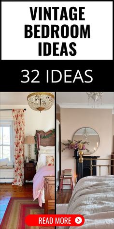 vintage bedroom ideas for small spaces that are easy to do and cheaply set up