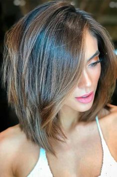 Dimensional Hair Color, Caramel Ombre, Brown Bob, Hair Highlights And Lowlights, Layered Bob Haircuts, Perfect Hairstyle, Shoulder Length Hair