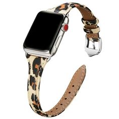 Feature: Fit Wrist Size: Fits 5.3"-7.7" (130mm-195mm) wrists. You will get extra:a practical TPU scratch-resistant flexible clear protector for iWatch Series 5 & 4 & 3 & 2 & 1. Superior Quality Leather: Top grain genuine leather with fashionable craftsmanship. Anti-slip,durable,comfortable,breathable & no peculiar smell. Adapters: The part of the connection between the watch and the strap. The adapter is processed through special craft, slide into the watch nicely, easy to install or remove, and Trendy Silver Watch Band With Leather Strap, Casual Adjustable Silver Watch Accessories, White Watch Band With Bracelet Strap, White Casual Bracelet Strap Watch Bands, White Bracelet Strap Watch Bands, Casual White Watch Bands With Bracelet Strap, Casual White Bracelet Strap Watch Bands, White Watch Bands Fashion Accessory, Brown Apple Watch Band