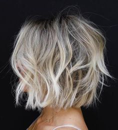 Choppy Bobs, Blonde Balayage Bob, Ideas Haircut, Medium Bob Haircut, Balayage Bob, Short Hairstyles Fine, Haircut Blonde, Blond Balayage