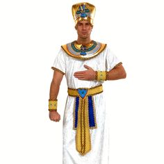 Precio bajo con envío gratis para usuario nuevo. Pharoah Costume, Egyptian Outfit, Egypt Costume, Pharaoh Costume, Egyptian Clothing, Mummy Costume, Egyptian King, Mens Fancy Dress, King Costume