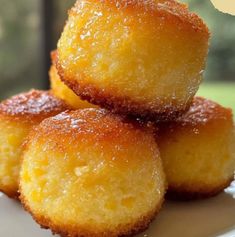 Grandma's Old Recipes | Southern-Style Honey Butter Cornbread Poppers | Facebook Cornbread Poppers, Honey Butter Glaze, Honey Butter Cornbread, Dessert Salad Recipes, Southern Style Cornbread, Corn Bread Bake, Honey Cornbread, Butter Glaze, Salads Side Dishes