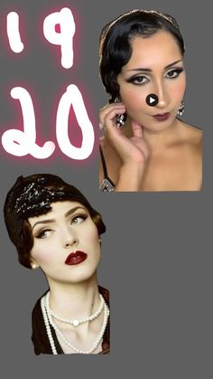 1920 makeup styles 1920s Makeup Look, 1920 Makeup, 1920s Makeup, Fashion Makeup, Makeup Looks, Makeup, Make Up Looks, Make Up