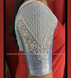 Blouse Maggam Work, Netted Blouse Designs, Maggam Work Blouse, Maggam Work Designs, Latest Model Blouse Designs, Cutwork Blouse Designs, Wedding Blouse Designs, Simple Embroidery Designs