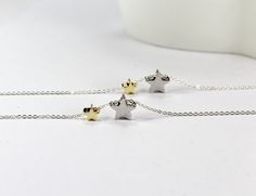 Two Star Necklace . Mother Son Necklace,Gold star Necklace..2 Neckalce set. gift for mother daughter Delicate Silver Jewelry For Best Friend, Sterling Silver Charm Necklace With Delicate Chain For Birthday, Silver Charm Necklaces With Delicate Chain For Birthday, Silver Charm Necklace With Delicate Chain For Birthday, Dainty Adjustable Necklace For Best Friend, Gold Birthstone Necklace For Best Friend, Dainty Adjustable Chain Jewelry For Birthday, Dainty Jewelry With Adjustable Chain For Birthday, Silver Birthstone Necklace For Best Friend