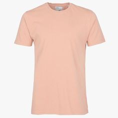 We are obsessed with this super cute peach tee from Colourful Standard. Perfect styled as a basic with jeans a sneakers. Colorful Standard's product is 100% Organic cotton to keep your conscience clean. All items are pre-washed so they do not shrink when washed. Made in Portugal under the best conditions, they even donate 5% of proceedings to a good cause. Size + Fit True to size. Fabric + Care 100% Organic Cotton. Anti-Pilling. Machine Washable. Womens Plain Tshirts, Sneakers Colorful, Peach Lavender, Peach Shirt, Shape Wear, Loungewear Luxury, Mens Wear, Lavender Blue