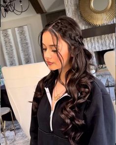 Hairstyles With Curled Hair, Grad Hairstyles, Cute Prom Hairstyles, Formal Hairstyles For Long Hair, Quinceanera Hairstyles, Hairstyles For Layered Hair