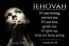 a woman with her hands clasped to her face and the words jehovah above her