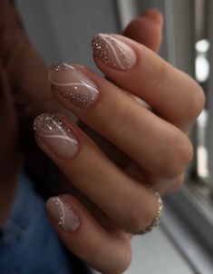 Nails Champagne, Nails Cream, Nails Charms, Nails Coral, Nails Colorful, Unghie Sfumate, Nails Chrome, Nails Silver, Gold Prom