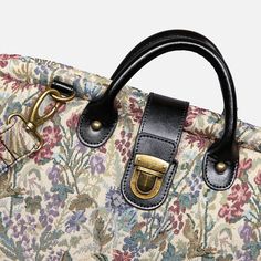 With a nod to the Victorian era, MCW’s freshly combines the classic and elegant design of the traditional carpet bag with a textural and tactile twist.This stylish laptop purse is made with chenille and leather, heavyweight lining fabric is smooth and durable. It comes with an adjustable strap with brass metal hooks, and it's closed with an MP spring hinge. This purse can stand on its own with 6 brass feet. The carpet office bag is perfect for work, school or even a weekend getaway. It features Rectangular Travel Briefcase With Adjustable Handle, Travel Briefcase With Adjustable Top Handle, Tapestry Travel Satchel Shoulder Bag, Tapestry Tote Satchel For Travel, Travel Tapestry Shoulder Bag, Travel Tapestry Satchel Tote, Travel Tapestry Tote Satchel, Travel Satchel With Top Carry Handle And Tapestry, Travel Bag With Adjustable Handle And Tapestry Material