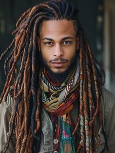 Exploring 28 Unique Dreadlocks Hairstyles for Men from Sporty Short to Regal Long Styles Dreadlocks Hairstyles For Men, Very Short Haircuts For Women, Bohemian Men, Bohemian Style Men, Fabric Wrapping, Hairstyle For Men