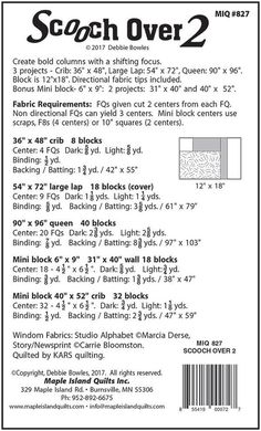 the back side of a black and white advert for scooh over 2