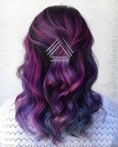 Hair Dye Shades, Hair Color Plum, Dark Purple Hair, Pastel Hair, Short Hairstyle, New Hair Colors