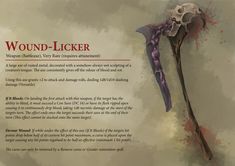 an article about wound - licker is shown in this image