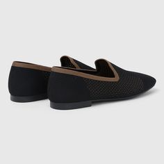 Summer Slip-on Loafers With Perforations, Black Loafers With Textured Sole For Summer, Summer Black Loafers With Textured Sole, Comfortable Black Summer Loafers, Summer Slip-on Loafers With Perforated Toe Box, Spring Slip-on Loafers With Perforated Toe Box, Black Summer Loafers, Black Slip-on Loafers With Perforations, Summer Loafers With Perforations And Flat Heel