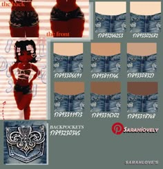 the different types of shorts are shown in this graphic file, and there is an image of