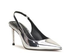 Jessica Simpson Now, Pointy Heels, Silver Pumps, Silver Mirror, Trending Sneakers, Pump Dress, Luxe Gifts, Slingback Pump, Athletic Fashion