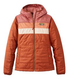 Our Mountain Classic hooded jacket has it all: iconic style, lightweight warmth and weather protection, all at a great price. Center back length: Petite 25", Regular 26", Plus 27". Falls at hip. Slightly Fitted. Best with midweight layer. Shell and lining: 100% polyester. Insulation: 55% recycled polyester, 45% polyester. Machine wash and dry. Zippers: Full-zip front closure Water Resistant: Yes Hooded: Yes, attached insulated hood Insulation: Yes, 80-gram ColdShield™ lightweight thermal synthet Ll Bean Jacket, Iconic Style, Ll Bean, L L Bean, Pacific Northwest, Outerwear Women, Cold Day, Iceland, New Outfits