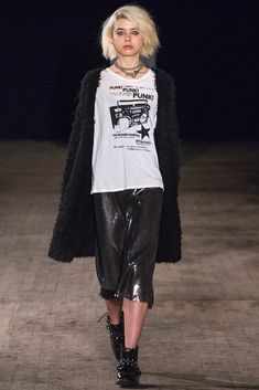 R13 Fall 2016 Grunge Outfits Fall, Kurt Cobain Style, R13 Denim, Punk Chic, Rocker Outfit, Grunge Chic, Punk Grunge