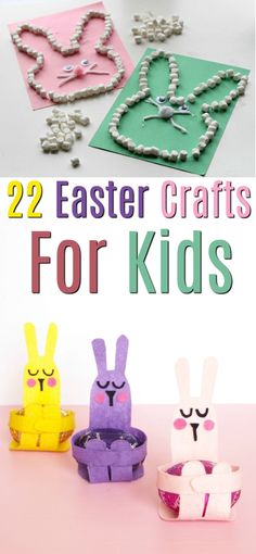 easter crafts for kids that are easy to make and great for the little ones in your life