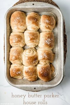 honey butter parker house rolls | sheri silver Honey Butter Parker House Rolls, Best Rolls, Thanksgiving Rolls, Parker House Rolls, Fluffy Dinner Rolls, Thanksgiving Cooking, Baked Rolls, Parker House, Half Baked Harvest