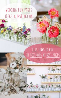 wedding bud vases ideas and inspiration plus links to buy the best ones at best prices