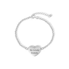 Comfortable Wear - The inside of the heart-shaped bracelet can be customized with your treasured photos so that the wearer can see the photos from time to time and keep precious memories.Custom By You - Customize what you want to say on the surface of the heart pendant, let your loved ones carry it. Just enter the meaningful texts now!Meaningful Gift - It is the best gift for your wife, mother, lover, mother, grandmother, etc! Imagine how happy they will be when they receive this bracelet.