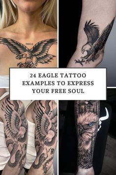 eagle tattoo examples to express your free soul - cover up for tattoos on arm and leg