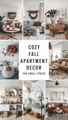 cozy fall apartment decor for small spaces