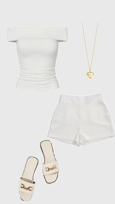 White Shorts Outfit Aesthetic, Classy Shorts, White Shorts Outfit, Korean Outfits Kpop, Outfit Inspo Casual, Everyday Fashion Outfits, Casual Day Outfits, Shorts Outfit, Outfit Aesthetic