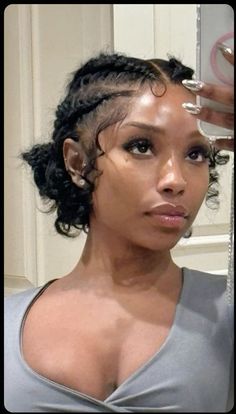 Exotic Hairstyles, Cute Curly Hairstyles, Protective Hairstyles Braids, Pretty Braided Hairstyles, Natural Curls Hairstyles, Hairdos For Curly Hair, Dope Hairstyles, Locs Hairstyles, Box Braids Hairstyles