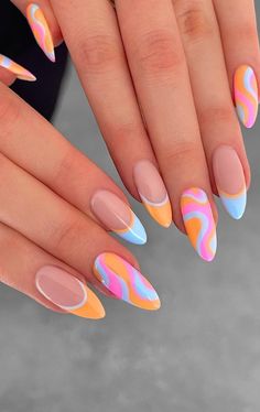 Summer’s here, which means it’s time for fresh and vibrant nail styles! Warm weather means cool and vibrant nail art, capturing all the things we love about this sunny season. Think of sun-drenched yellows, crystal-clear skies, or sun-kissed beach days—doesn’t that sound fun on your nails? I personally adore these seasonal themes. They add a...Read the Post Spring Break Nails, Unghie Nail Art, Bright Summer Nails, Broken Nails, Summery Nails, Vibrant Nails, Vacation Nails, Nail Arts, Nail Designs Summer