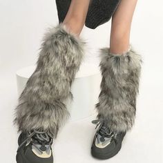 SPECIFICATIONS Material: AcrylicPattern Type: SolidGender: WOMENItem Type: Leg WarmersName: Retro Imitation Fur Hairy Leg Warmerspackage: 1*pair of leg warmersUse for: new year's gift,boots socks,cosplay,y2k,lolita,Japanese JKMaterial: furColor: khaki,brown,black graystyle: Jk lolita,Japanese,y2k,Harajukulength: 25cm;30cm;40cm Item Type: Japanese jk leg warms, boots socks Material: Fur Color: khaki,brown,gray Package List: 1 * pair leg socks Suitable : winter boots socks,cosplay,Jk lolita, JK cl Knee-high Winter Leg Warmers, Comfortable Knee-high Leg Warmers For Winter, Cheap Knee-high Leg Warmers For Winter, Black Knee-high Leg Warmers For Winter, Punk Style Knee-high Winter Leg Warmers, Y2k Winter, Fur Leg Warmers, Warm Boots, Winter Knit Hats