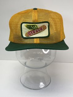 Vintage Dekalb Seed Full Mesh Snapback K Brand Made USA Patch Farm Hat / Cap NOS. Great Condition- this is New Old Stock (NOS) - with original sticker from K-Brand Products- Orange City, Iowa - Unworn Great Collectible Vintage Hat - As good as it gets Ships in sturdy box Ships USPS First Class Mail Farm Hat, Orange City, Vintage Hat, Hat Cap, Hats Vintage, Farmers Market, Iowa, Accessories Hats, Mens Accessories