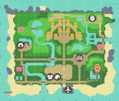 an image of a map that looks like it is from the legend of zelda