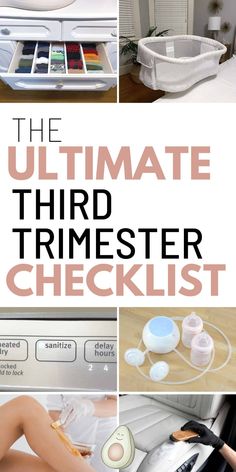 the ultimate third trimmer checklist for every household item in your home and business