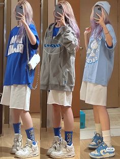 Tomboy Outfits, Estilo Punk, Swaggy Outfits, Teenage Fashion Outfits, Casual Style Outfits, Teen Fashion Outfits, Retro Outfits, Look Cool