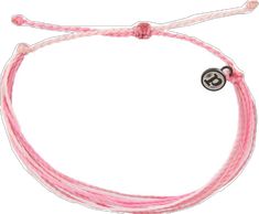 Adjustable Hypoallergenic Friendship Bracelets, Pink Friendship Bracelet With Adjustable Cord, Casual Pink Sliding Knot Jewelry, Pink Adjustable Cord Bracelet For Friendship, Pink Nylon Cord Bracelets For Beach, Pink Friendship Bracelets With Adjustable Cord, Pink Nylon Cord Bracelets As Gift, Pink Adjustable Friendship Bracelets Made Of Nylon Cord, Pink Nylon Cord Bracelet As A Gift