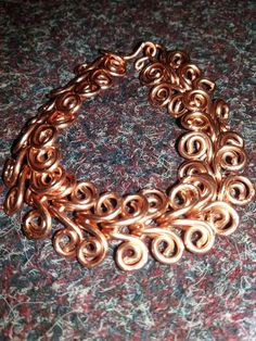 Unique handmade exclusive artistic bracelet with copper wire Handmade Wire Jewelry, Chain Link Bracelet, Copper Wire, Wire Jewelry, Link Bracelets, Chain Link, Cuff Bracelets, United Kingdom, Jewelry Bracelets